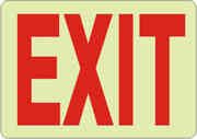 Exit Sign - Glow in the Dark (7"x10")